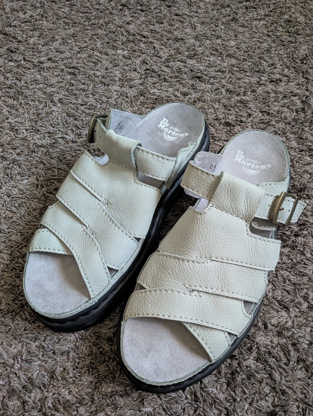 NWOB Dr. Martens Green Sage Maxxy Slide Sandal Men's 12
